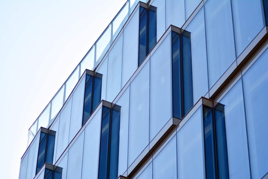 skyscraper windows