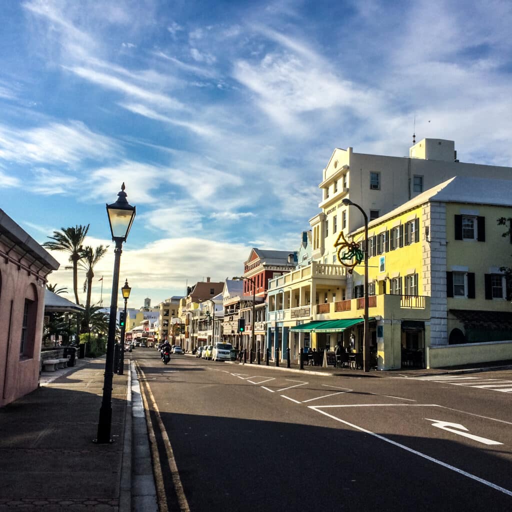 Hamilton Front street, Bermuda
