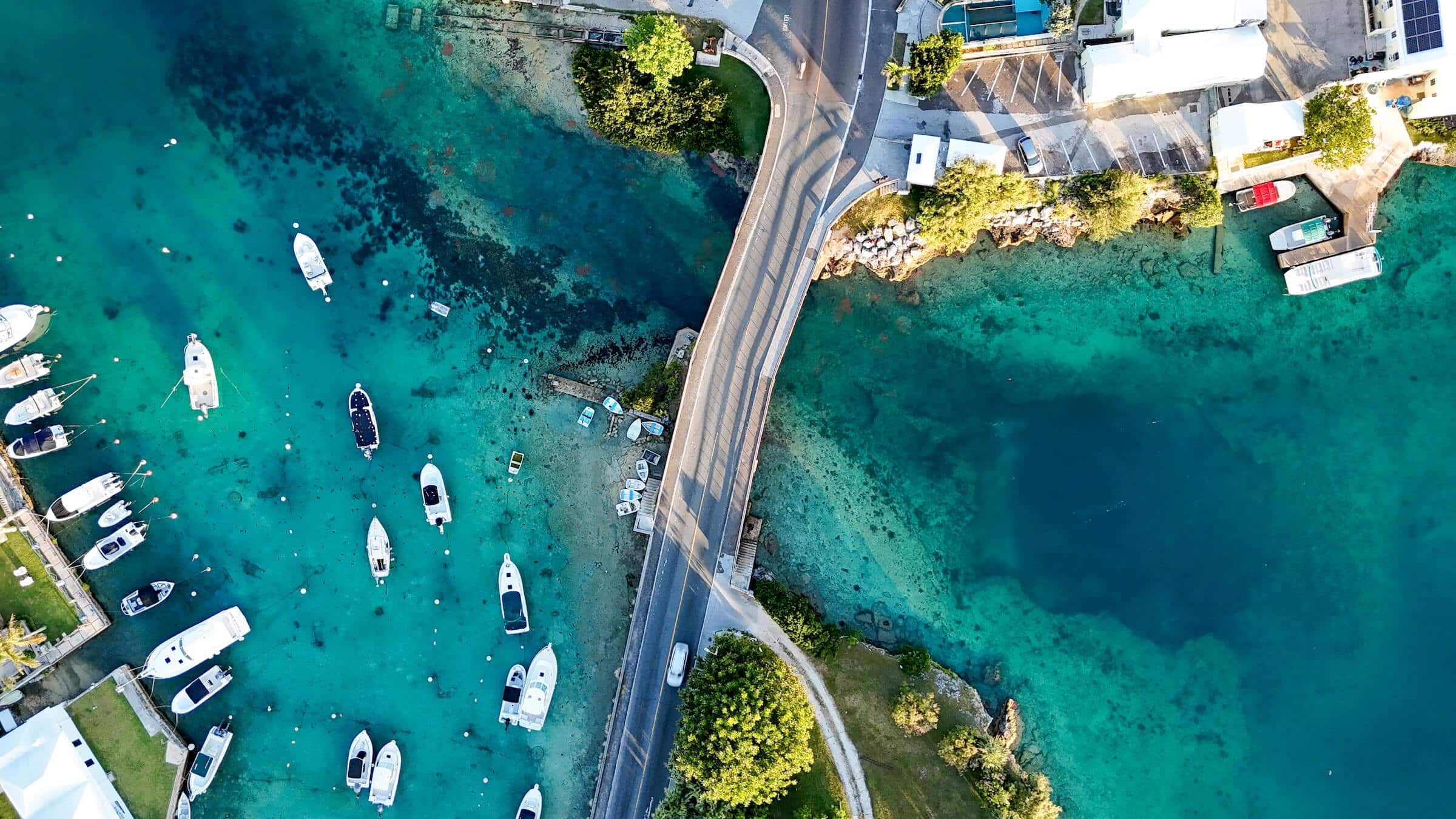 Bermuda overhead photo