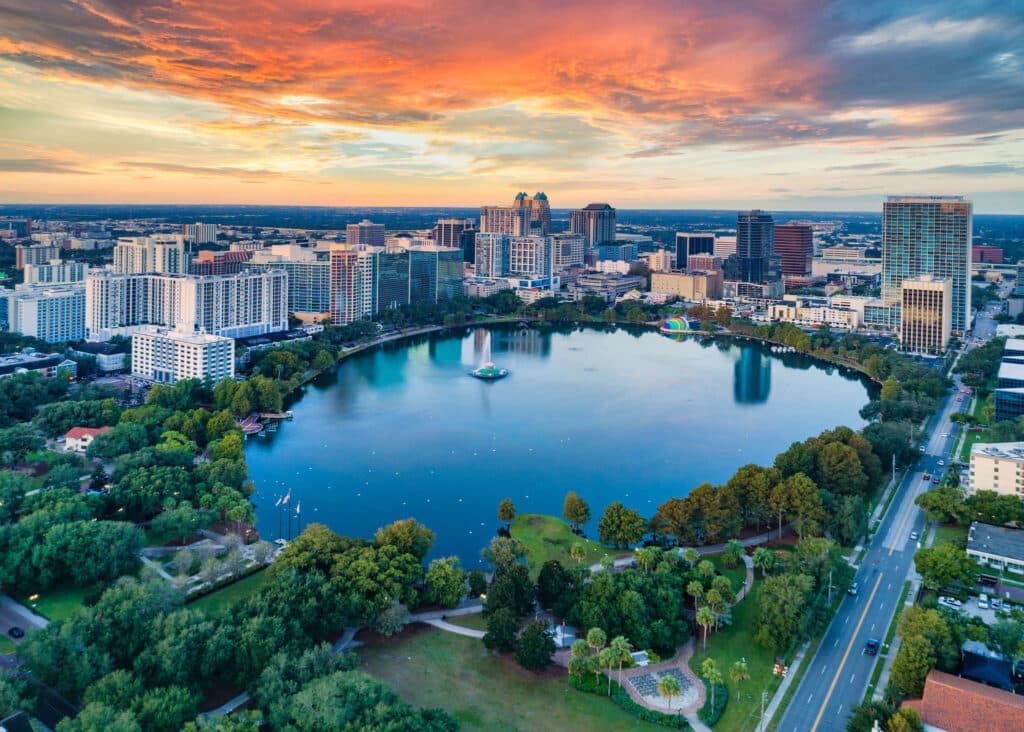 florida overhead shot